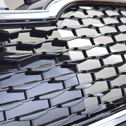 Griglia del radiatore sportiva cromata nera per Skoda Octavia 5E Facelift 17-20