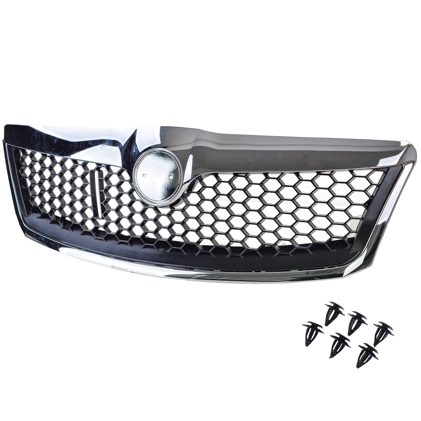 Griglia del radiatore Sport RS cromata nera per Skoda Octavia 1Z Facelift 09-13