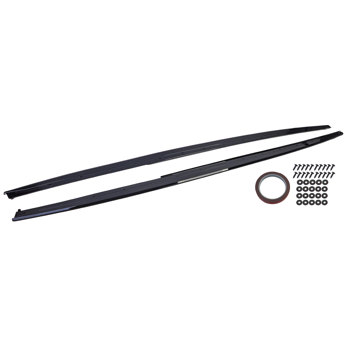 Minigonne laterali nero lucido adatto per BMW serie 3 F30 F31 2011-2019