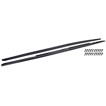 Gloss Black Side Skirts Fit For BMW 5 Series F10 F11 2010-2017