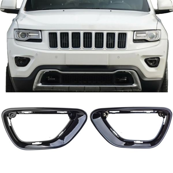 ✨Fendinebbia Surround Nero Lucido adatto per Jeep Grand Cherokee WK2 14-17✨