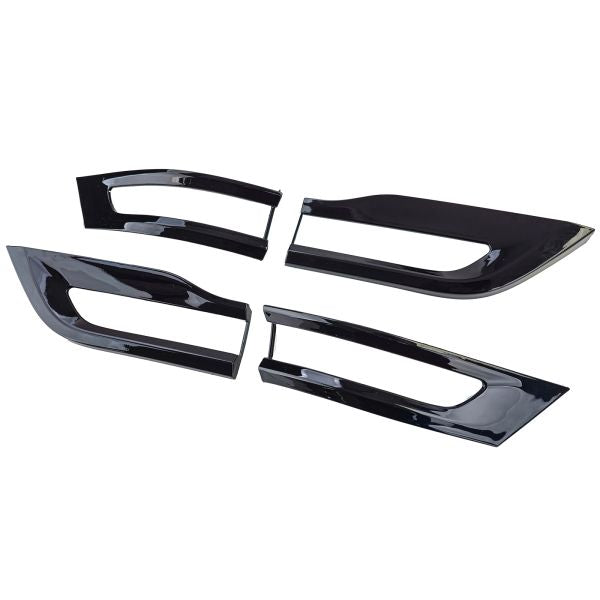 ✔️PALPERE PER FARI COVER Nero Lucido adatto per Jeep Grand Cherokee WK2 14✔️