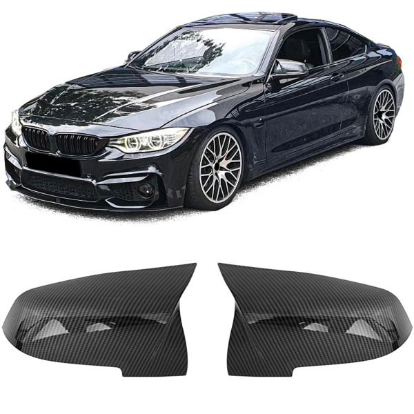 🤩Calotte specchietti di ricambio nero lucido adatto per BMW SERIE 3 F30 F31 F34