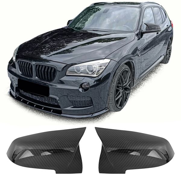 🤩Calotte specchietti di ricambio nero lucido adatto per BMW X1 E84 + i3