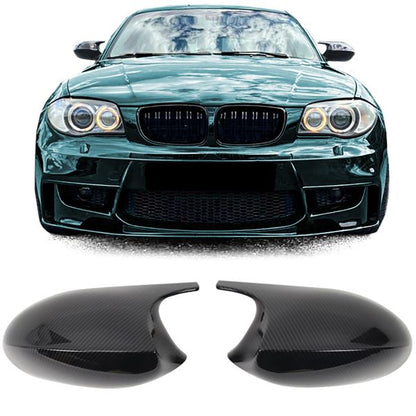 😎Calotte specchietti di ricambio nero lucido adatto per BMW SERIE 1 E81 E82 E87