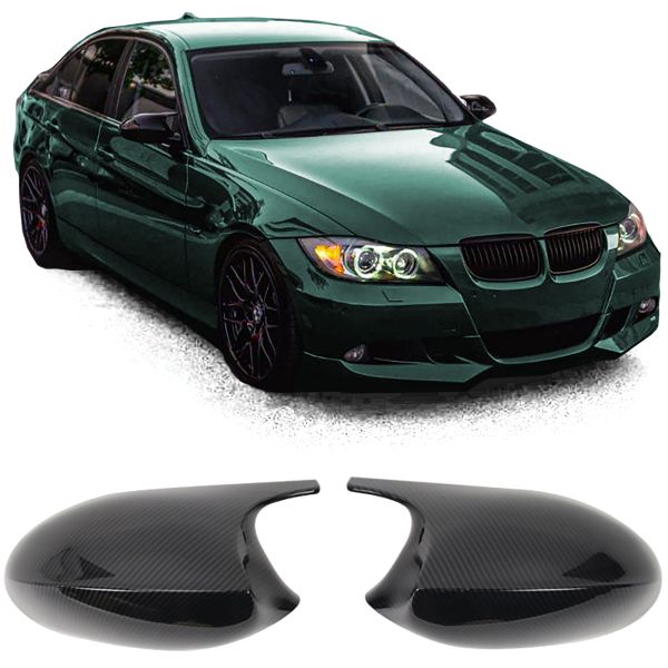 ✨Calotte specchietti di ricambio nero lucido adatto per BMW SERIE 3 E90 E91