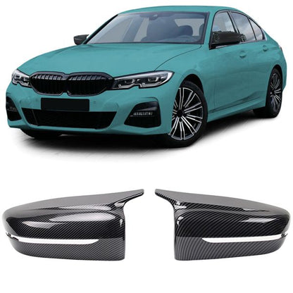 ✨Glossy Black Replacement Mirror Caps Fit For BMW G20 G21 G30 G31 G11