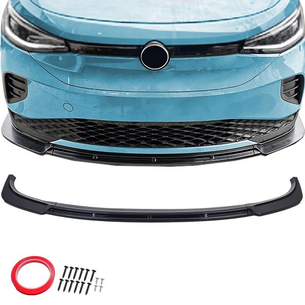 ✔️FRONT SPLITTER SUITABLE FOR VW ID.4 GLOSSY BLACK✔️