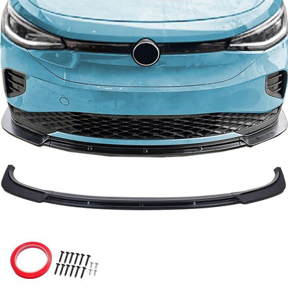 ✔️FRONT SPLITTER SUITABLE FOR VW ID.4 GLOSSY BLACK✔️