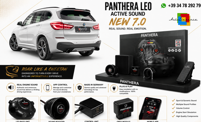 💫ART.2672 PANTHERA Soundsystem Booster 7.0 - BMW X1 M-Pack F48 / F48 Facelift💫