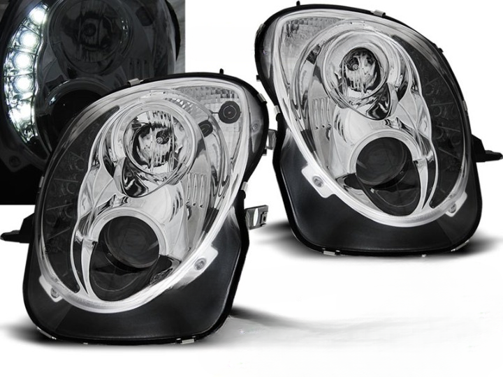 ART.5478 FARI ANTERIORI ADATTO PER ALFA ROMEO MITO 08-19 CHROME