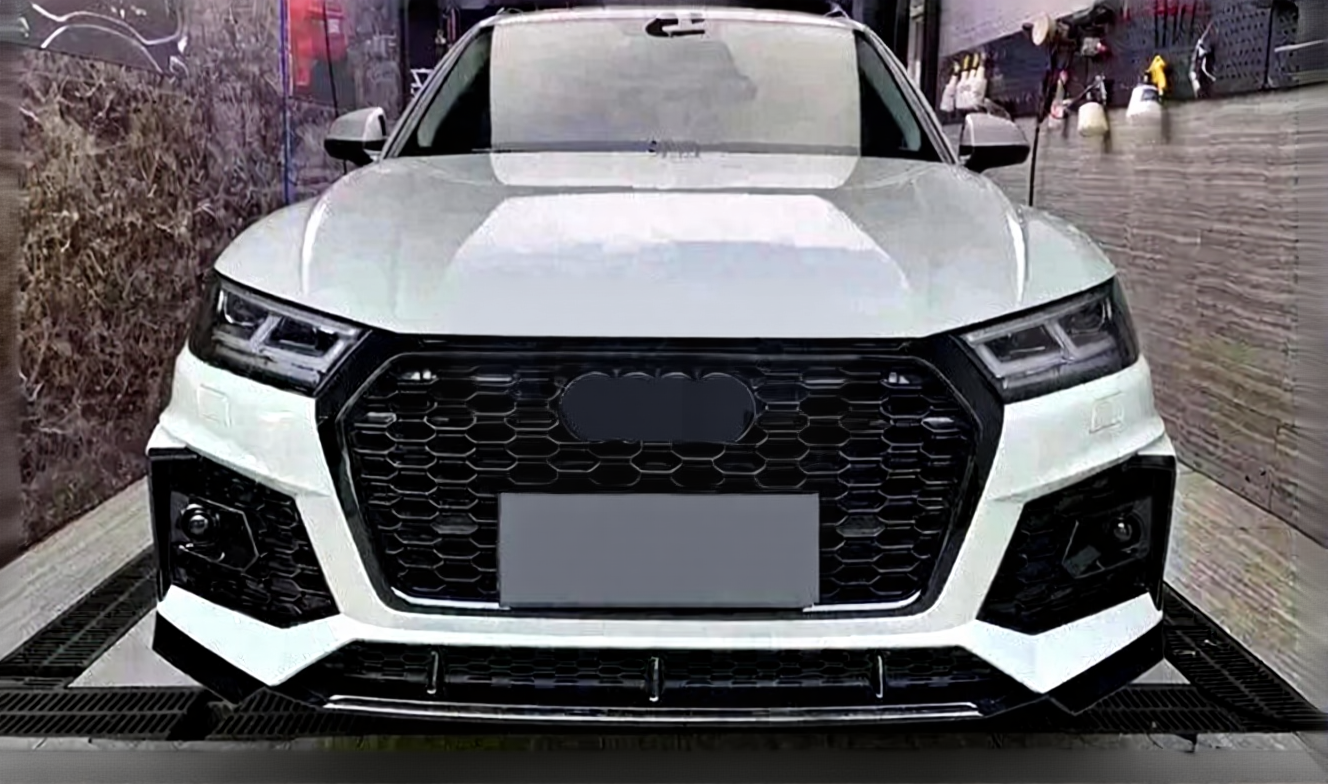 💫ART.4786 GRIGLIE SPORTIVA NERO LUCIDO PDC PER AUDI Q5 FY 2016-2020💫