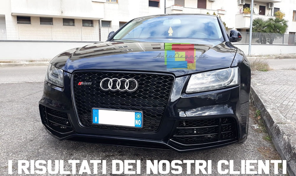 Paraurti anteriore e spoiler aggiuntivo adatti per Audi A5 8T (2007-2011)