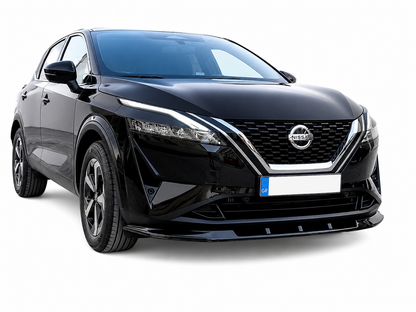 👉Splitter Anteriore adatto per Nissan Qashqai MK3 J12 21-24 Nero Lucido ABS👈