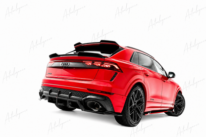 🔥ART.9687 SPLITTER POSTERIORE CON BARRE VERTICALI PER AUDI RSQ8 Mk1 FACELIFT🔥
