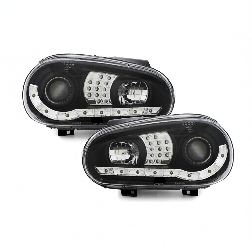 💫ART.6466 FARI DAYLIGHT NERI per VW GOLF 4 1997-2003💫