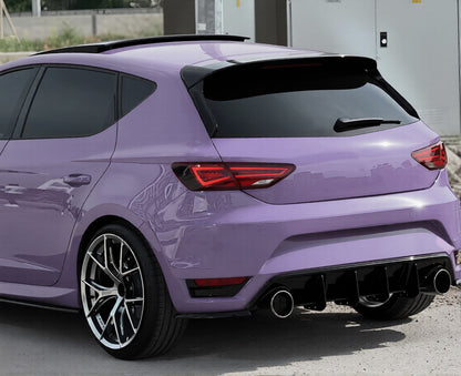 ART.7403 Spoiler + Deflettori laterali SEAT LEON MK3 5F FR 2013-2019