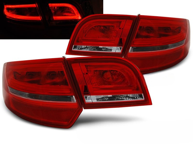 💫ART.6065 Fanali posteriori LED rosso bianco adatti per Audi A3 8P Sportback 2004–2008💫