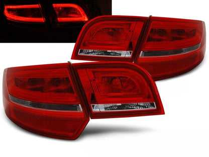 💫ART.6065 Fanali posteriori LED rosso bianco adatti per Audi A3 8P Sportback 2004–2008💫