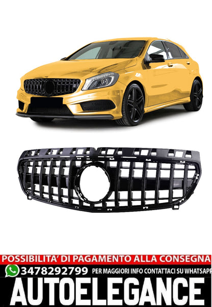 Griglia Sportiva Griglia nera lucida per Mercedes Classe A W176 12-15