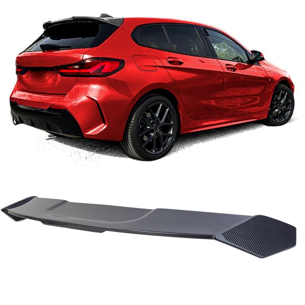 Spoiler posteriore tetto Performance Carbon Look adatto per BMW Serie 1 F40 dal 2019