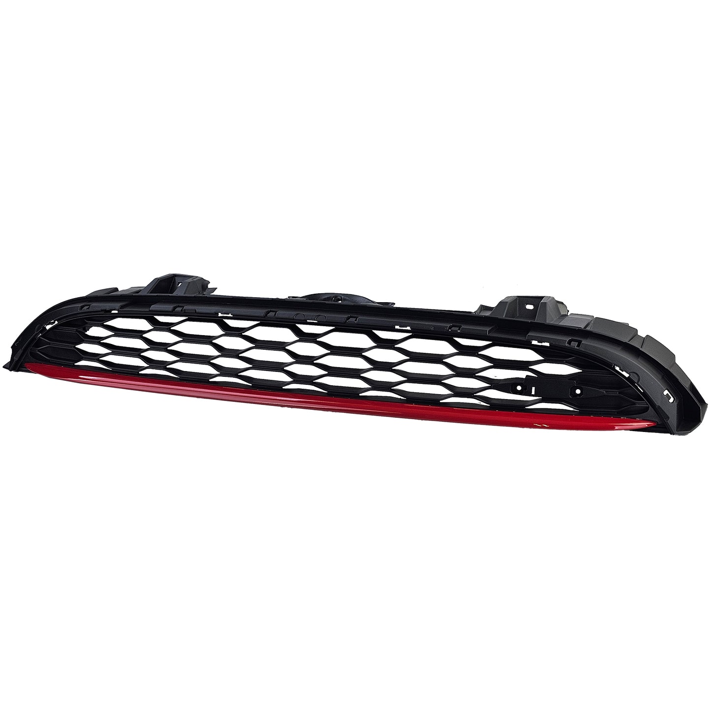 Griglia sportiva a nido d'ape con striscia rossa per Mini One Cooper S F55 F56