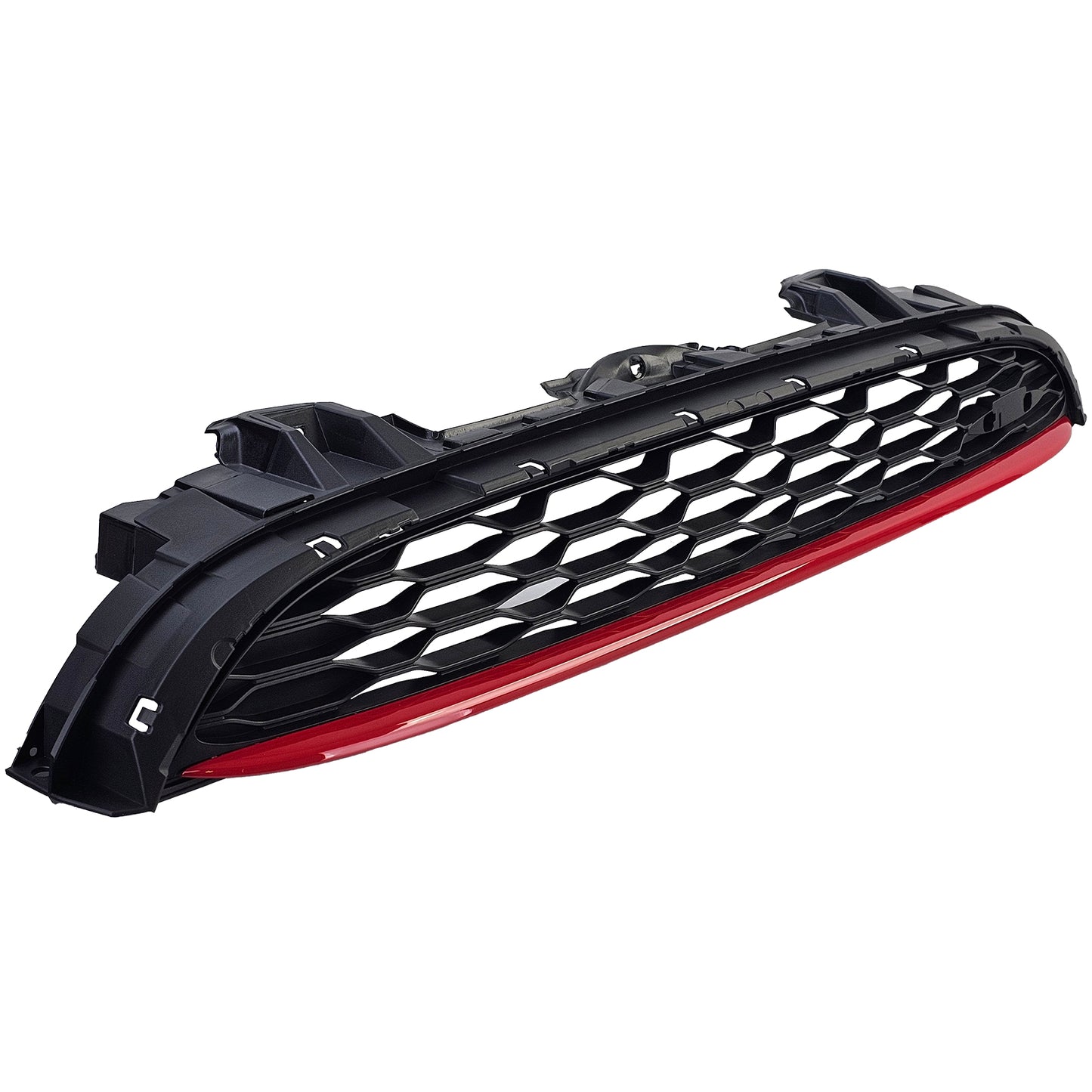 Griglia sportiva a nido d'ape con striscia rossa per Mini One Cooper S F55 F56