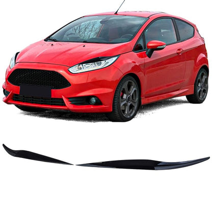 SOPRACCIGLIA FARI "EVIL LOOK" NERO LUCIDO PER FORD FIESTA (2012-2017)