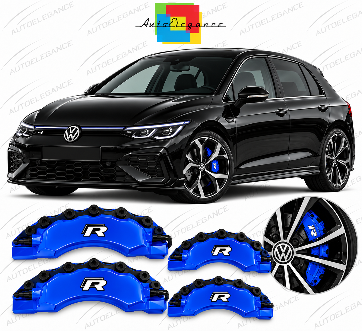 ART.7988 COVER PINZE FRENO BLUE ADATTO PER VW GOLF VIII