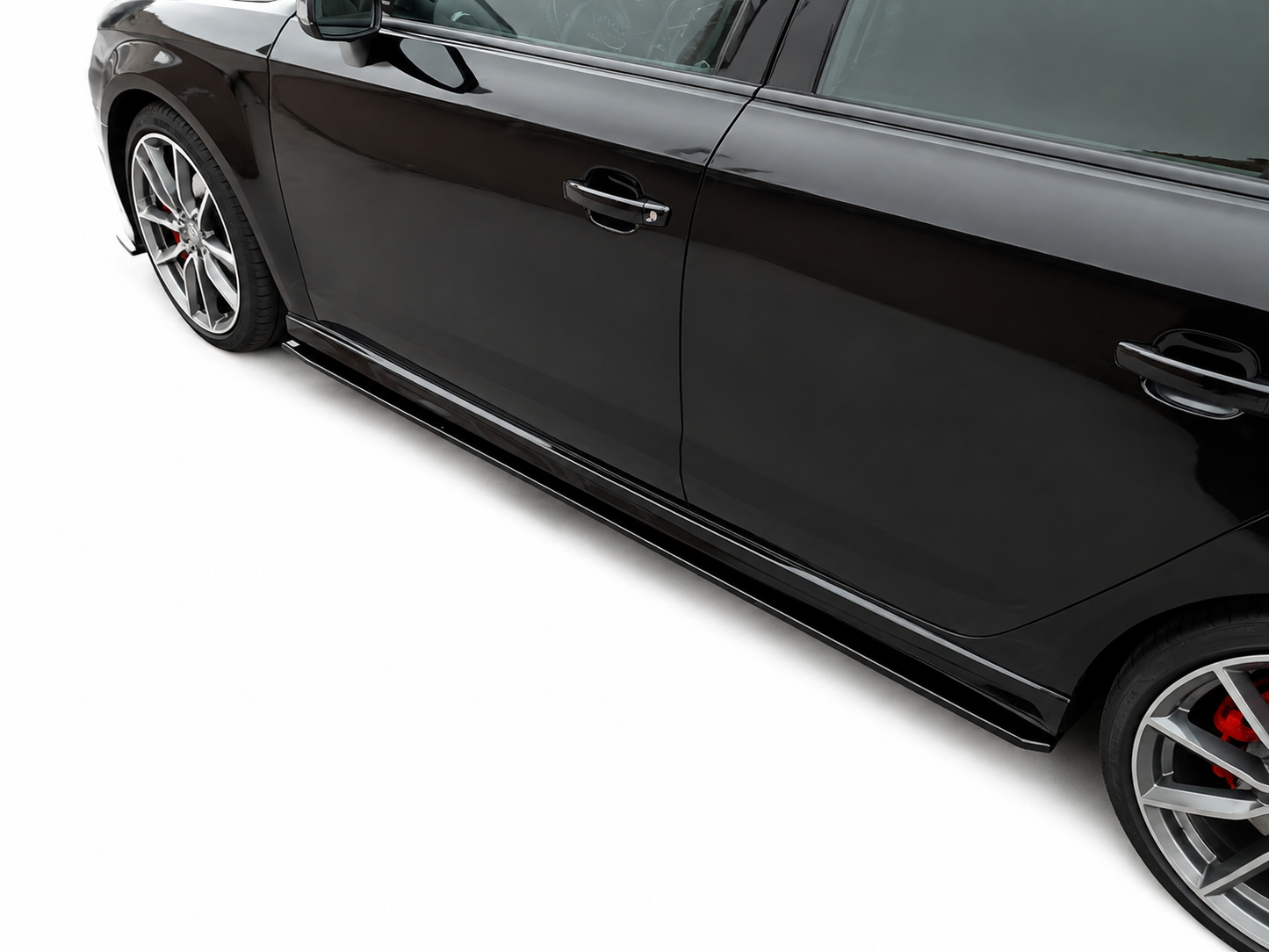 👉Minigonne Laterali per Audi S3/A3 S-Line 8V/8V FL Sportback –ABS Nero Lucido👈