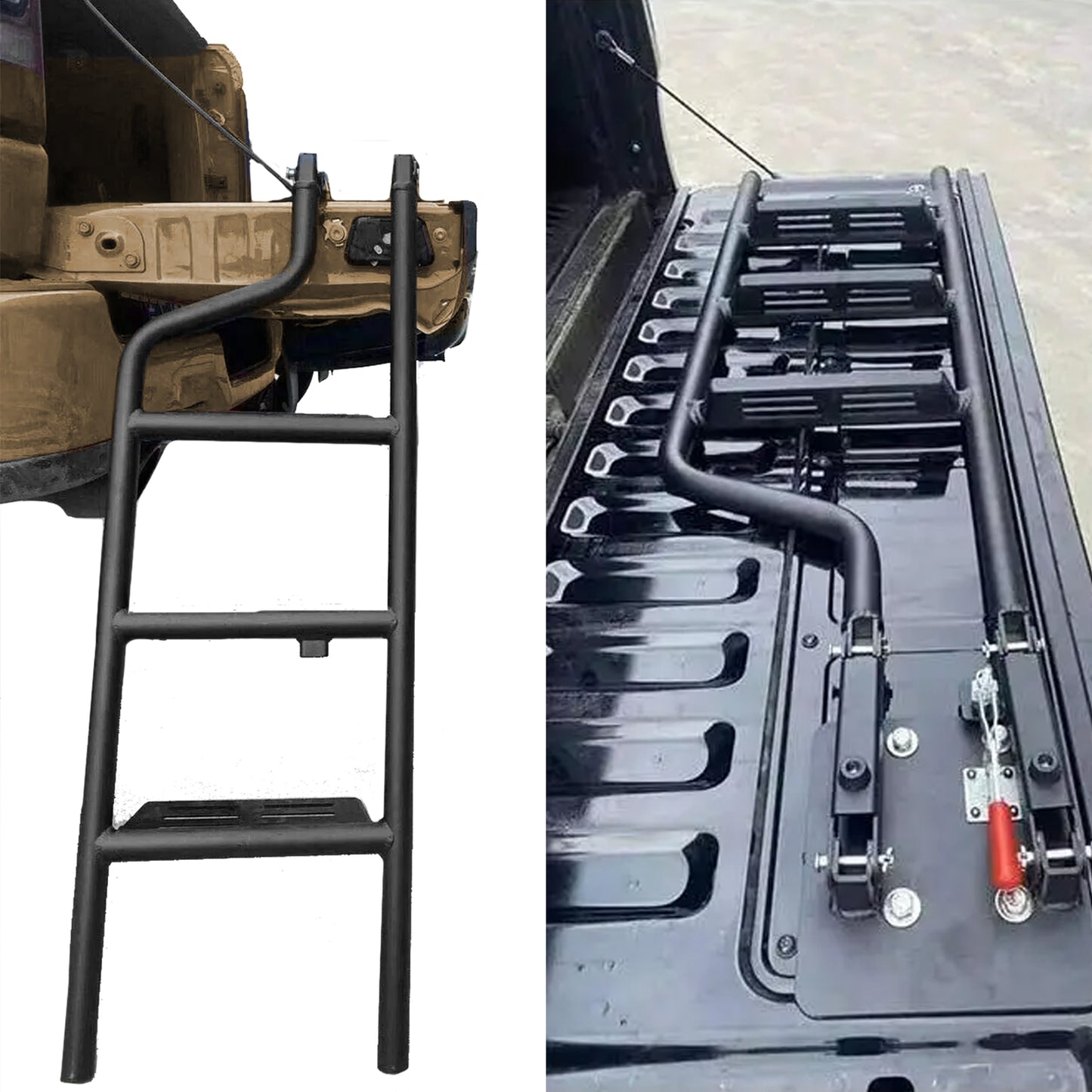 Portellone posteriore con scaletta pieghevole per Ford F150 2014-2020