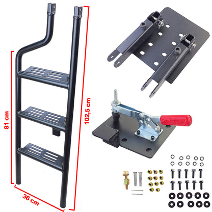 Portellone posteriore con scaletta pieghevole per Ford F150 2014-2020