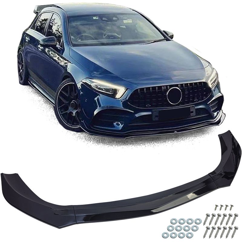 💫Spliter anteriore Lip Sport lucido adatto per Mercedes A W177 V177 dal 2018💫