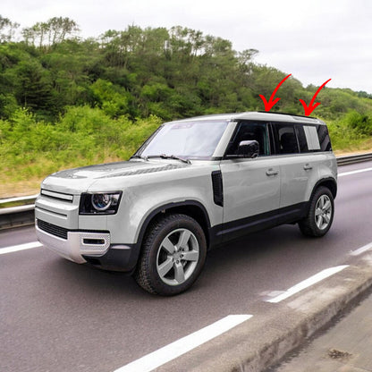 ✨Barre trasversali portatutto in alluminio nero per LandRover Defender 110 L663✨