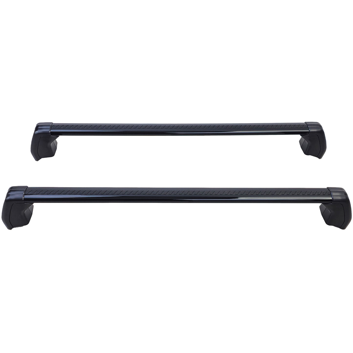 Black Aluminium Cross Bars for Land Rover Defender 110 L663 from 2019