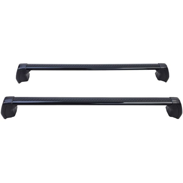 Barre trasversali portatutto in alluminio nero per Land Rover Defender 110 L663 dal 19