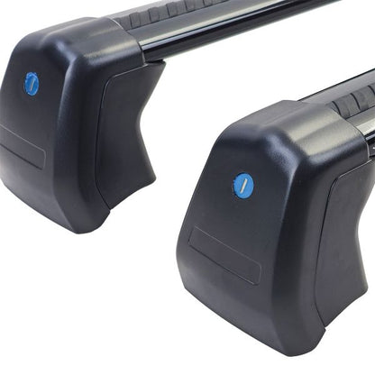 Barre trasversali portatutto in alluminio nero per Land Rover Defender 110 L663 dal 19