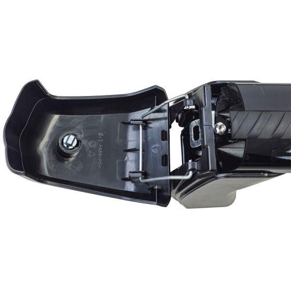 Barre trasversali portatutto in alluminio nero per Land Rover Defender 110 L663 dal 19