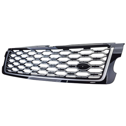 Griglia del radiatore sportiva nero argento per Range Rover Vogue L405 18-22