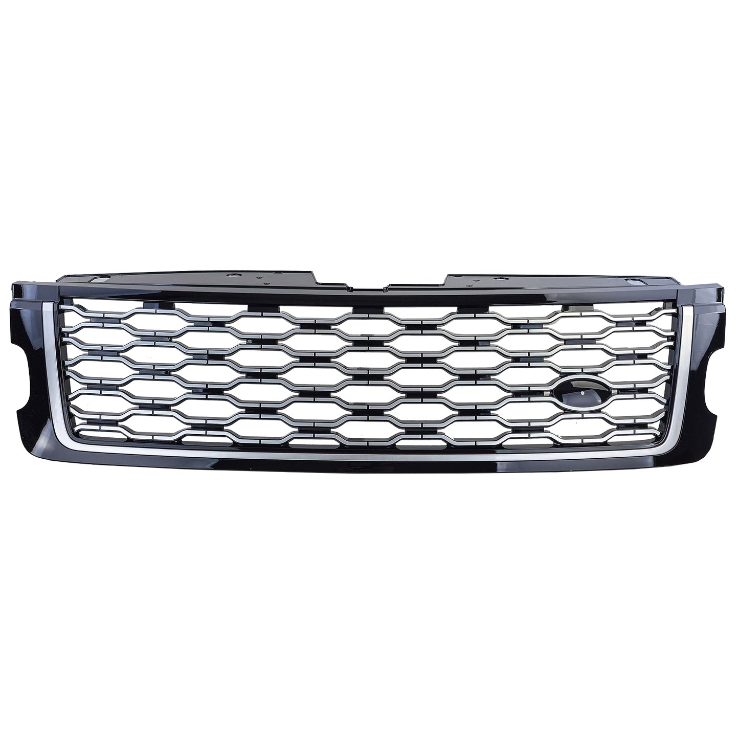Griglia del radiatore sportiva nero argento per Range Rover Vogue L405 18-22