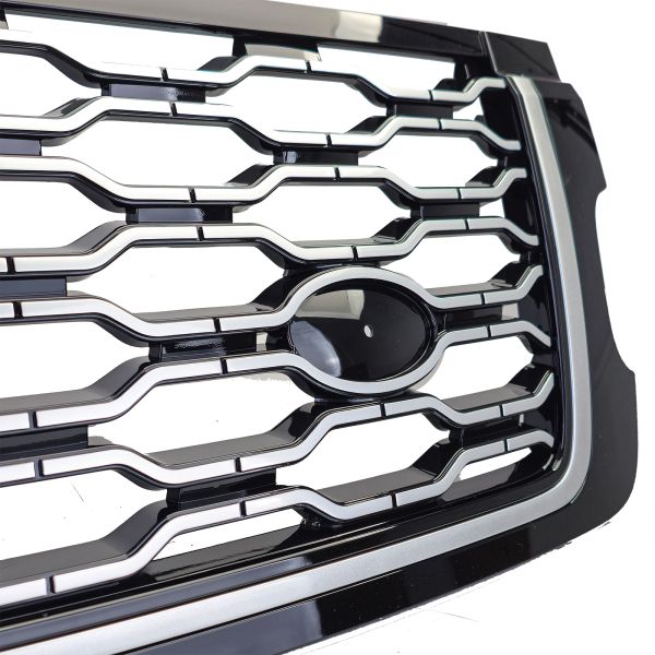 Griglia del radiatore sportiva nero argento per Range Rover Velar L560 2017-2023