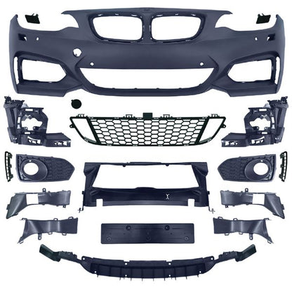 ⭐Paraurti Anteriore Sport 2 con Accessori adatto per Serie 2 BMW F22 F23 13-17⭐
