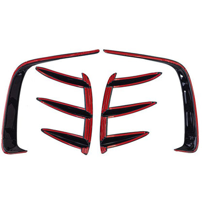 Spoilerwings Set Flaps Splitter Paraurti Posteriore per Mercedes A W176 13-18
