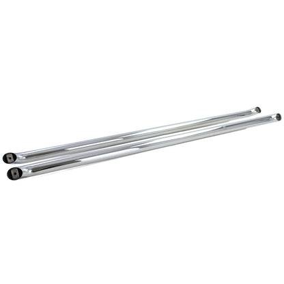 ✨Pedane Tubi Laterali Acciaio Inox Lucido Per VW T5 T6 T6.1✨