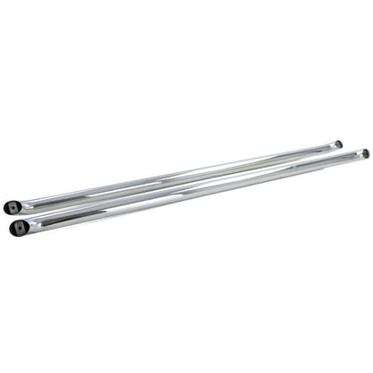 Pedane Tubi Laterali Acciaio Inox Lucido Per VW T5 T6 T6.1 Passo Lungo