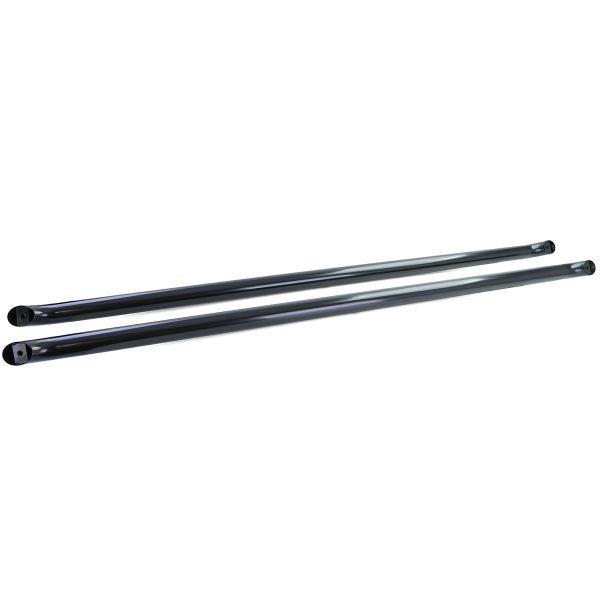 Pedane laterali con tubi in acciaio inox nero per VW T5 T6 T6.1 passo lungo