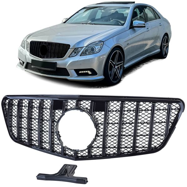 ⭐Griglia Sport Black Gloss adatta per Mercedes E W212 S212 Pre-Facelift 09-13 ⭐