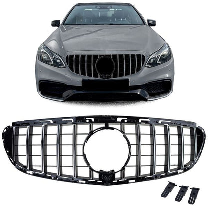 ⭐Griglia Sport Nera Cromata adatta per Mercedes E W212 S212 Facelift 13-16⭐