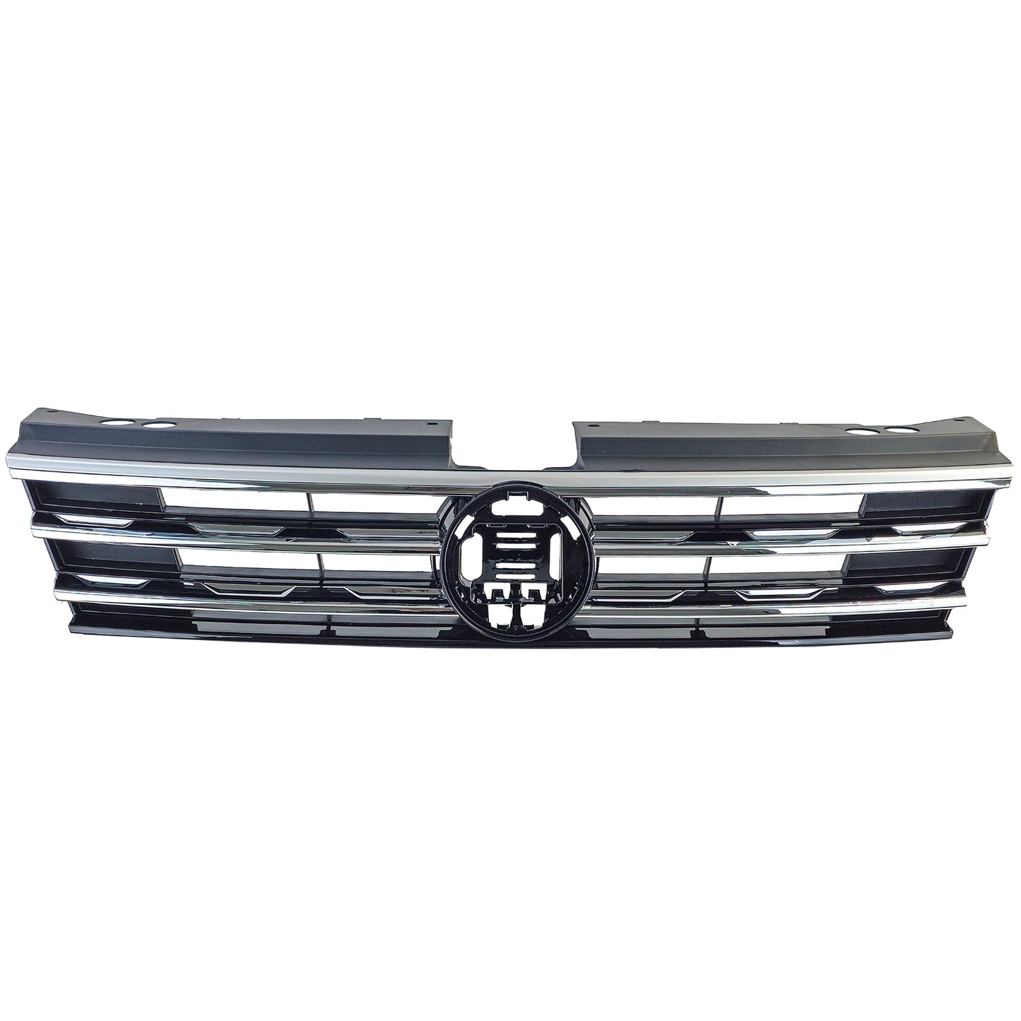 ⭐Black Grille with Chrome Stripes for VW Tiguan II 2016-2020⭐