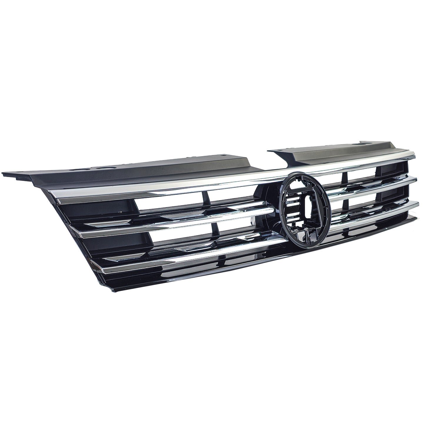 ⭐Black Grille with Chrome Stripes for VW Tiguan II 2016-2020⭐
